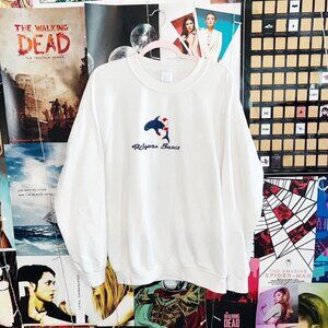 Vintage white ft myers beach crewneck sweatshirt